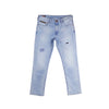 RRJ Basic Denim Pants for Men Super Skinny Fitting Mid Rise Trendy fashion Casual Bottoms Light Shade Jeans for Men 153576 (Light Shade)