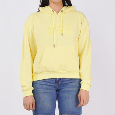 RRJ Ladies Basic Jacket Crop Fitting for Women Trendy Fashion High Quality Apparel Comfortable Casual Jacket for Women 122560 (Yellow)