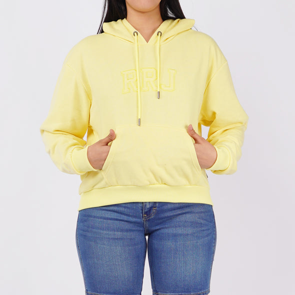 RRJ Ladies Basic Jacket Crop Fitting for Women Trendy Fashion High Quality Apparel Comfortable Casual Jacket for Women 122560 (Yellow)