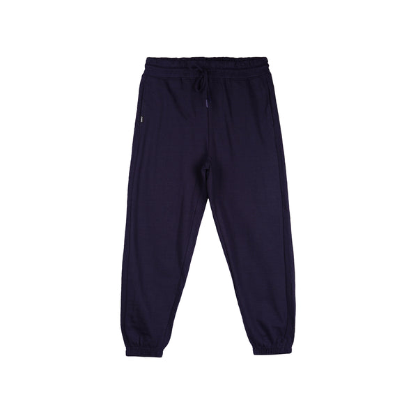 RRJ Basic Non-Denim Jogger Pants for Ladies Regular Fitting Rinse Wash Fabric Casual Pants Navy Blue Jogger Pants for Ladies 154347-U (Navy Blue)