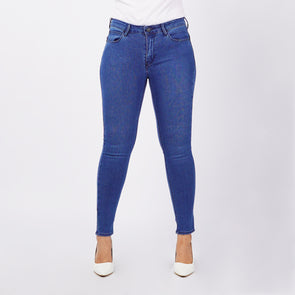 RRJ Ladies Basic Denim Fashionable Casual Apparel For Women Super skinny Fitting High waist Jeans For Women 156219 (Medium Shade)