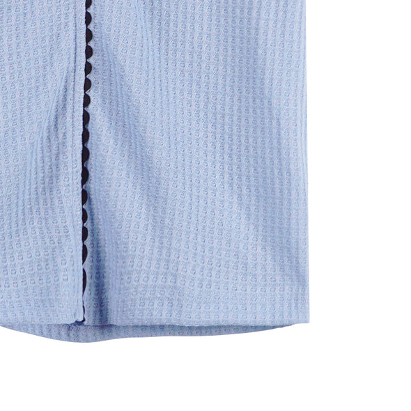 RRJ Basic Tees for Ladies Boxy Fitting Shirt Trendy fashion Casual Top Blue T-shirt for Ladies 143472 (Blue)