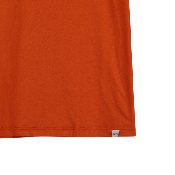 RRJ Basic Tees for Ladies Relaxed Fitting Shirt CVC Jersey Fabric 152955 (Orange)