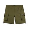 RRJ Basic Non-Denim Cargo Short for Men Regular Fitting Rinse Wash Fabric 155180 (Fatigue)