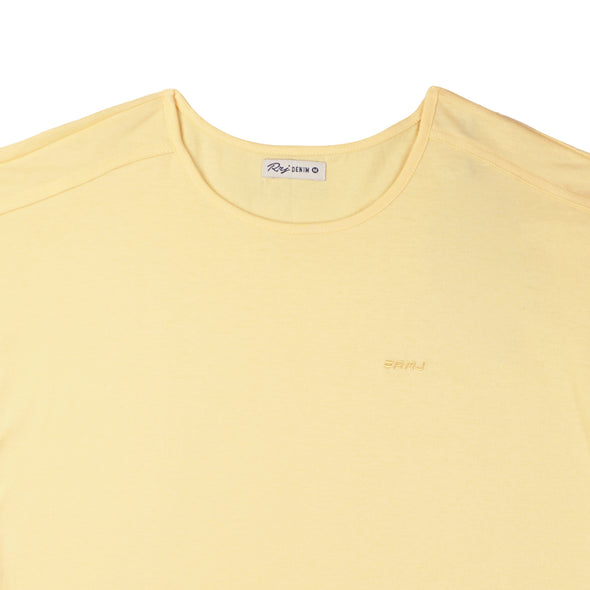 RRJ Ladies Basic Tees Regular Fitting CVC Jersey Fabric 143961-U (Yellow)