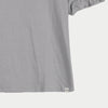 RRJ Ladies Basic Collared Shirt Boxy Fitting CVC Jersey Fabric 151537 (Gray)