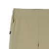 RRJ Ladies Basic Non-Denim Trouser Pants Wideleg Fitting Rinse Mid-rise Wash Fabric 158005 (Khaki)