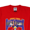 RRJ x Looney Tunes Duffy Duck Men's Basic Graphic Tees Semibody Fitting 161065-U (Red)