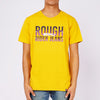 RRJ Men's Basic Graphic Tees Semibody Fitting 150877-U (Yellow)