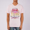 RRJ Men's Basic Graphic Tees Semibody Fitting 150020-U (Light Pink)