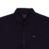 RRJ Men's Basic Woven Shirt Regular Fitting Pique Fabric 159463 (Navy)