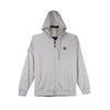 RRJ Men's Basic Hoodie Jacket Regular Fitting Terry Fabric 117259 (Heather Gray)