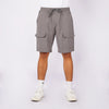 RRJ Men's Basic Non-Denim Cargo Short Regular Fitting Mid-rise 155193 (Dark Gray)