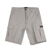 RRJ Men's Basic Non-Denim Cargo Short Regular Fitting Mid-Rise 122648 (Light Gray)