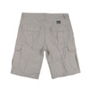 RRJ Men's Basic Non-Denim Cargo Short Regular Fitting Mid-Rise 122648 (Light Gray)