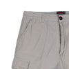 RRJ Men's Basic Non-Denim Cargo Short Regular Fitting Mid-Rise 122648 (Light Gray)