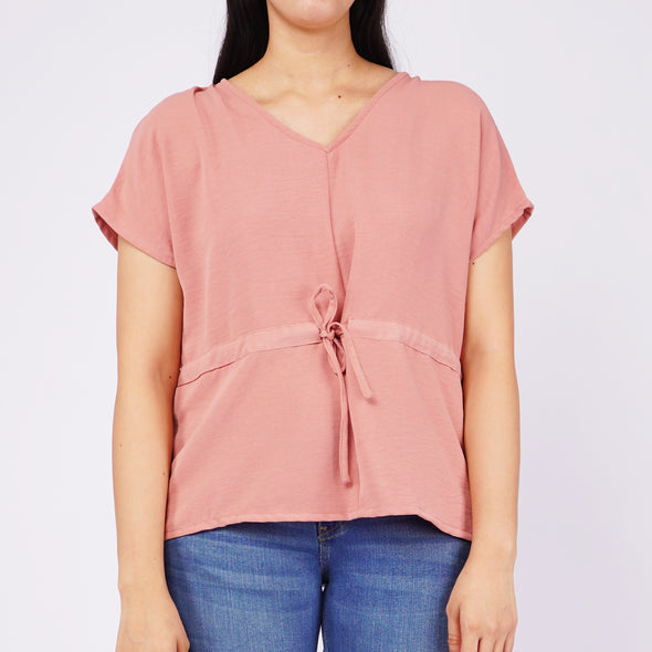 RRJ Ladies Basic Woven Regular Fitting Special Fabric 141254 (Pink)