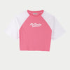 RRJ Ladies Basic Tees Boxy Fitting CVC Jersey Fabric 145747 (Pink)