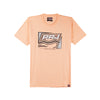 RRJ Men's Basic Tees Semibody Fitting CVC Jersey Fabric 159429-U (Light Orange)