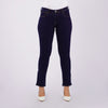 RRJ Ladies Basic Denim Slim Fitting Mid-Waist 165179 (Dark Shade)