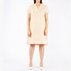 RRJ Ladies Basic Dress Loose Fitting Special Fabric 143436 (Beige)