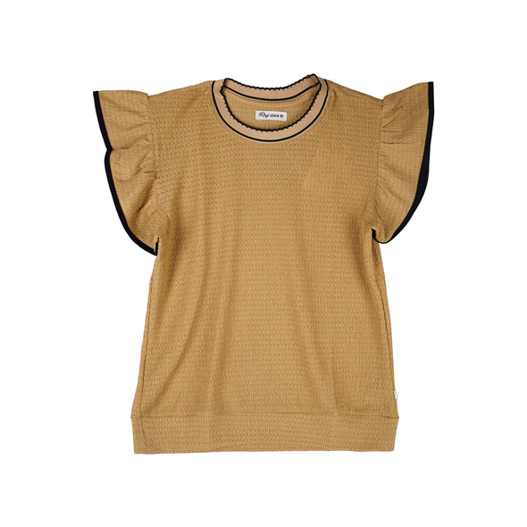 RRJ Ladies Basic Tees Regular Fitting Special Fabric 153461 (Khaki)