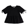 RRJ Ladies Basic Tees Regular Fitting Special Fabric 163720-U (Black)