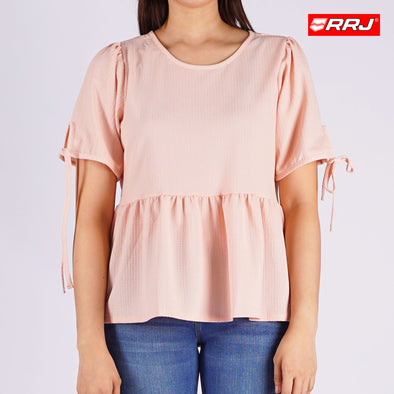 RRJ Ladies Basic Tees Regular Fitting Special Fabric 163720-U (Pink)