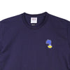 RRJ x Looney Tunes Road Runner Head Men's Basic Tees Semibody Fitting CVC Jersey Fabric 164246-U (Navy)