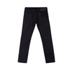 RRJ Men's Basic Denim Pants Superskinny Mid-Rise Rinse Wash Fabric 163886 (Black)