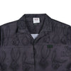 RRJ x Looney Tunes Men's Basic Woven Shirt Comfort Fitting Easy Iron Fabric 163799 (Dark Gray)