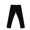 RRJ Men's Basic Non-Denim Chino Pants Mid-Rise Fitting Rinse Wash Fabric 165134 (Black)