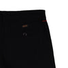 RRJ Men's Basic Non-Denim Chino Pants Mid-Rise Fitting Rinse Wash Fabric 165134 (Black)