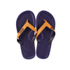 RRJ Men's Basic Accessories Rubber Flip-Flops 160958 (Dark Navy)