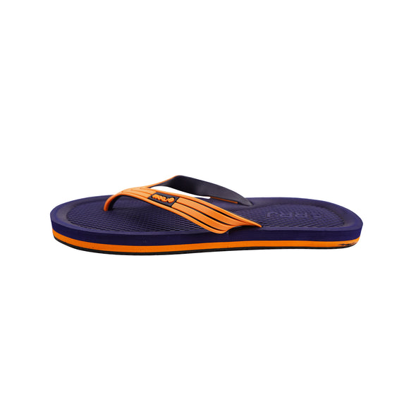 RRJ Men's Basic Accessories Rubber Flip-Flops 160958 (Dark Navy)