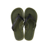 RRJ Men's Basic Accessories Rubber Flip-Flops 160958 (Fatigue)