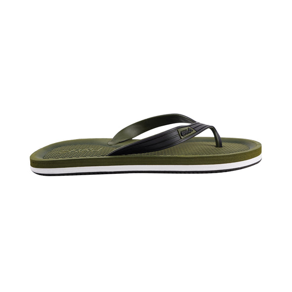 RRJ Men's Basic Accessories Rubber Flip-Flops 160958 (Fatigue)