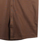 RRJ Men's Basic Woven Shirt Regular Fitting Dique Fabric 159442 (Choco Brown)