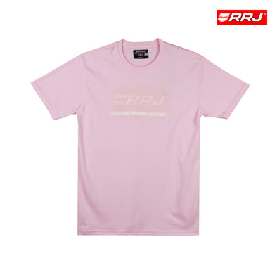 RRJ Men's Basic Tees Semibody Fitting CVC Jersey Fabric 162846-U (Light Pink)