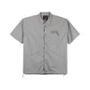 RRJ Men's Basic Woven Shirt Boxy Fitting Taslan Fabric 160614 (Light Gray)