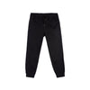 RRJ Men's Basic Non-Denim Jogger Jeans Mid-Rise Rinse Wash Fabric 166186 (Black)