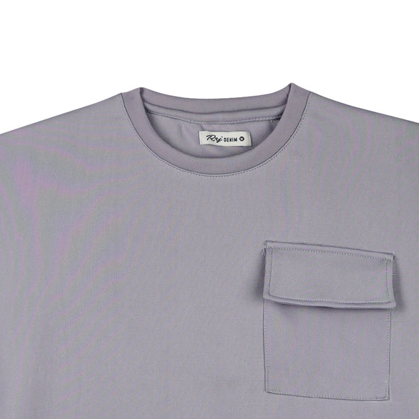 RRJ Ladies Basic Tees Regular Fitting Special Fabric 162165 (Light Gray)