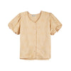 RRJ Ladies Basic Woven Shirt Boxy Fitting Special Fabric 144506 (Beige)