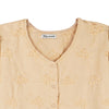 RRJ Ladies Basic Woven Shirt Boxy Fitting Special Fabric 144506 (Beige)