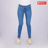 RRJ Ladies Basic Denim Pants Slim Fitting Extreme with Details Fabric 167521 (Light Shade)