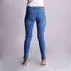 RRJ Ladies Basic Denim Pants Slim Fitting Extreme with Details Fabric 167521 (Light Shade)