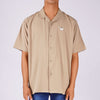 RRJ x Looney Tunes Men's Basic Woven Shirt Comfort Fitting Easy Iron Fabric 163046 (Khaki)