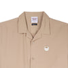 RRJ x Looney Tunes Men's Basic Woven Shirt Comfort Fitting Easy Iron Fabric 163046 (Khaki)