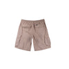 RRJ Men's Basic Non-Denim Cargo Short Mid-Rise Rinse Wash Fabric 169141 (Taupe)