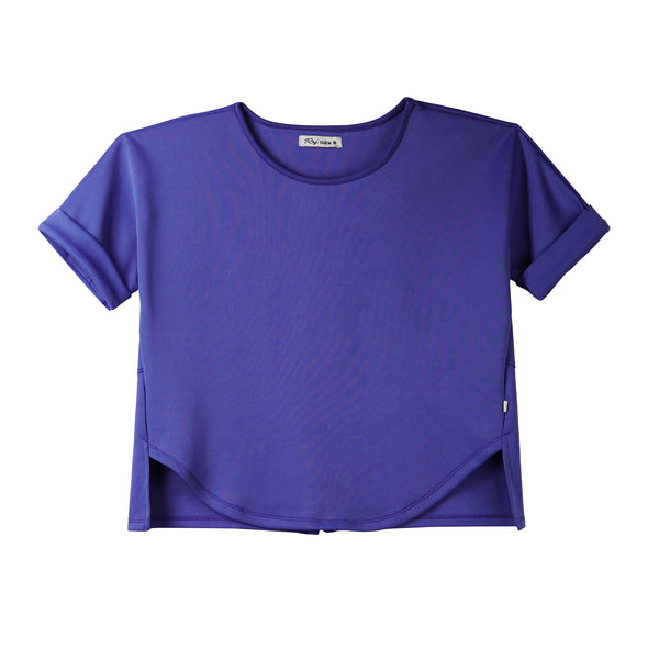 RRJ Ladies Basic Tees Regular Fitting Special Fabric 162159 (Blue)